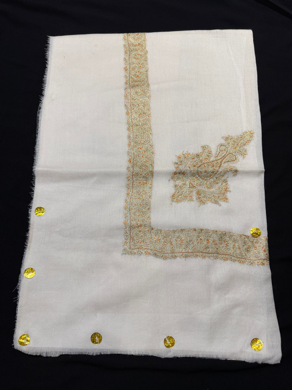 Golden Pashmina Shawls